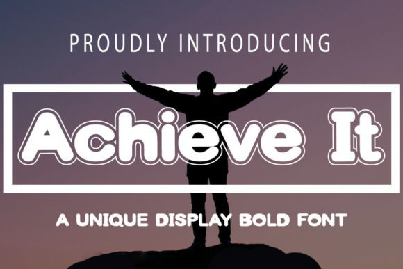 Achieve It Font: Creative and Commercial