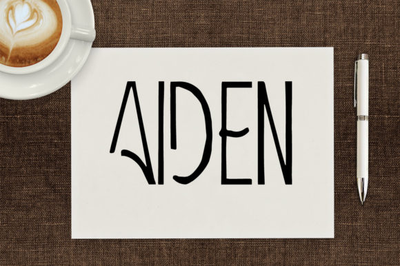 Aiden: A Whimsical Display Font