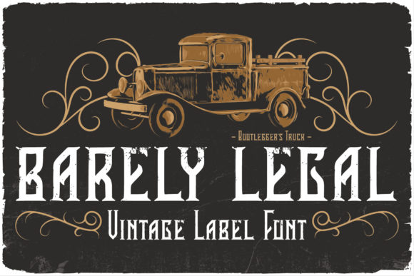 Barely Legal Font: Bold and Vintage