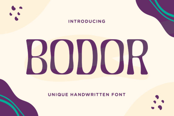 Bodor: A Trendy Display Font