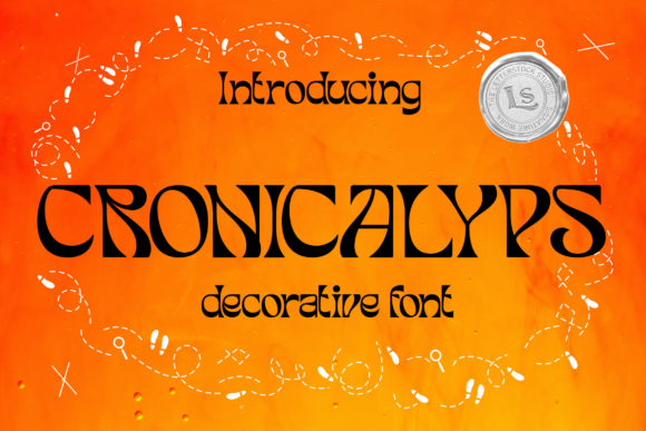 Cronicalypse: A Whimsical Display Font