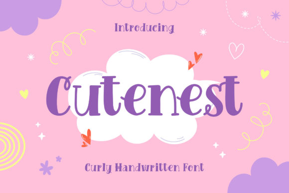 Cutenest: A Playful Display Font
