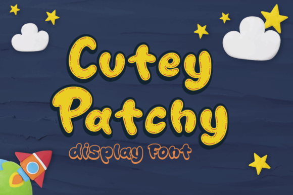 Cutey Patchy Font for Web Design