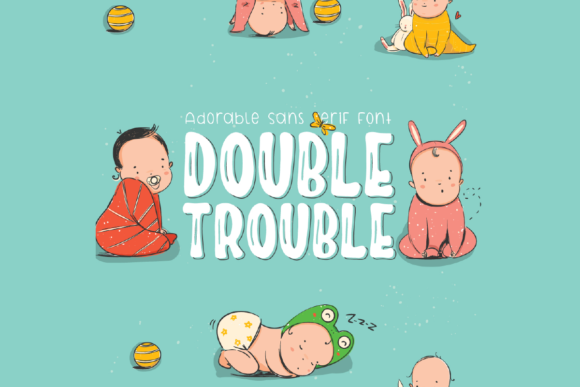 Double Trouble Font for Web Design