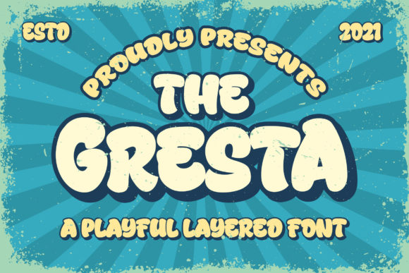 Gresta: A Bold Display Font