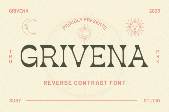 Grivena: A Stylish Display Font