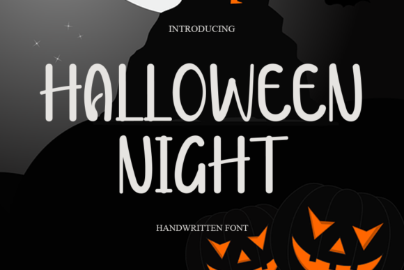 Halloween Night Font for Creative Projects