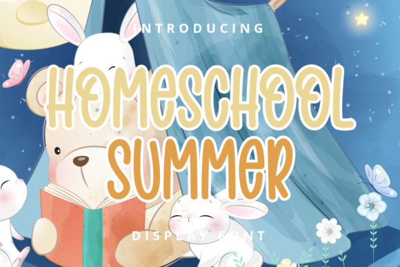 Homeschool Summer Font: Playful & Professional
