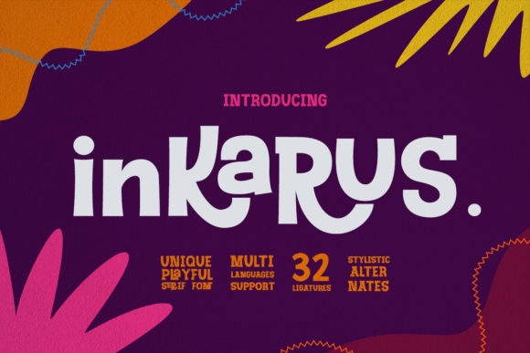Inkarus: A Vintage Display Font