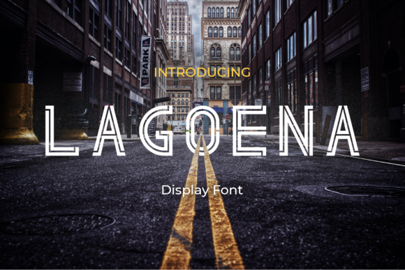 Lagoena: A Modern Typeface for Elegant Design
