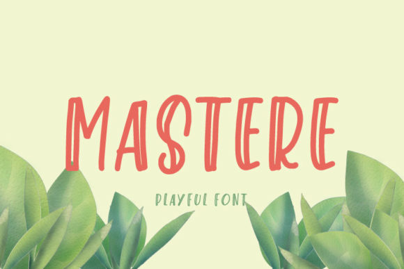 Mastere: A Bold Display Font
