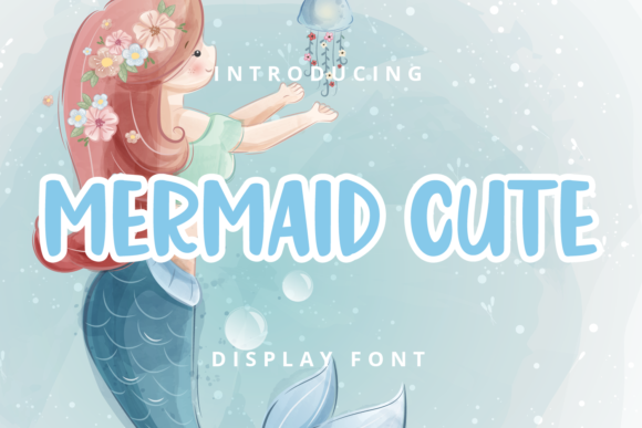 Mermaid Cute Font for Business