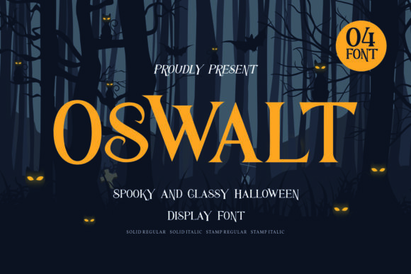 Oswalt: A Bold Display Font for Designers