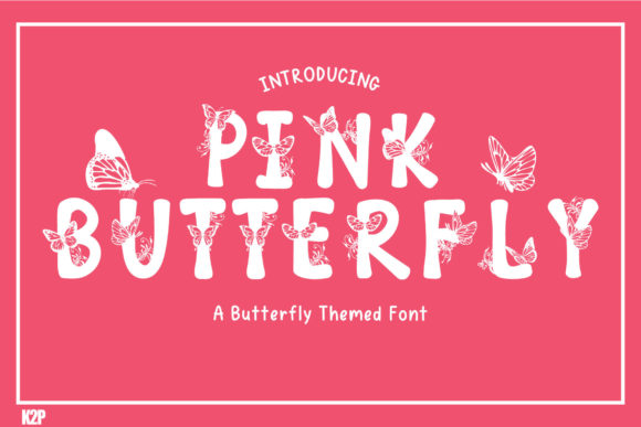 Pink Butterfly Font: A Creative Edge