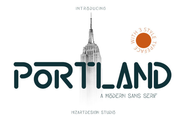 Portland: A Bold Display Font