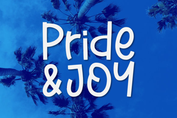 Pride and Joy: A Bold Display Font