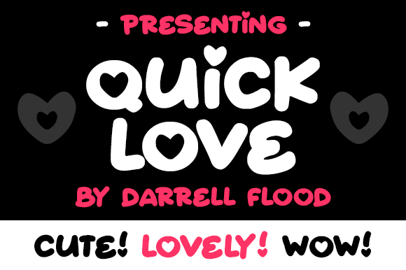 Quick Love Font for Web Design