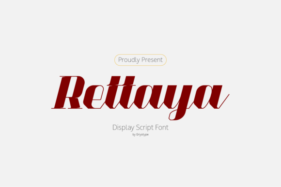 Rettaya: A Bold Display Font