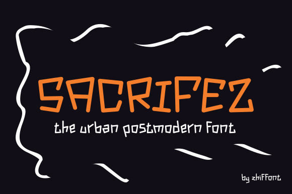 Sacrifez: A Quirky Display Font for Bold Design
