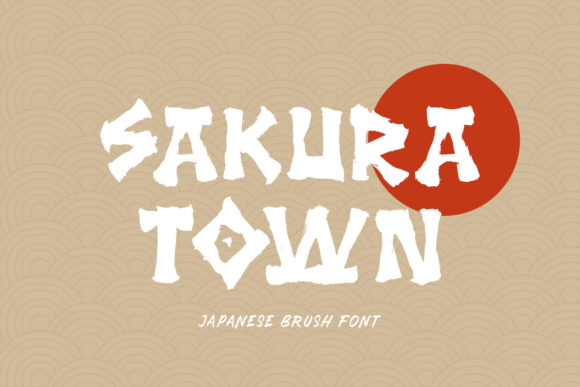 Sakura Town: A Bold Display Font