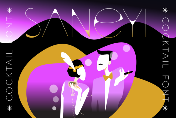 Saneyi: A Modern Display Font for Creative Projects