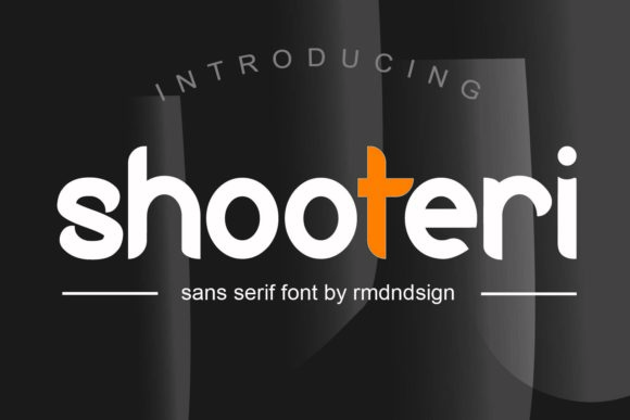 Shooteri: A Bold Display Font for Designers
