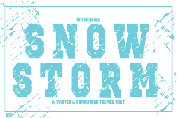 Snow Storm Font for Web Design