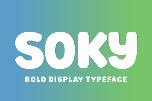 Soky: A Bold Display Font