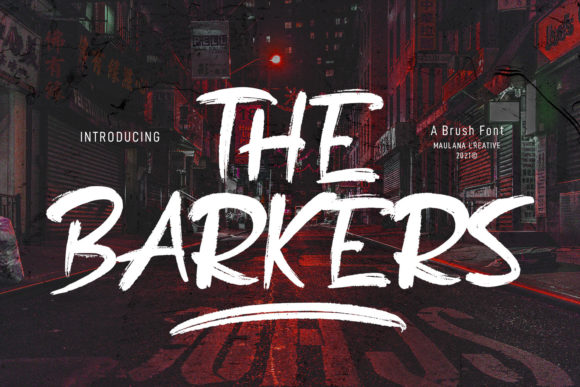 The Barkers Font for Web Design