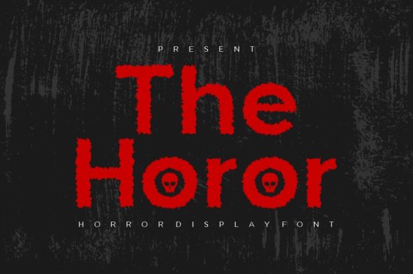 The Horor: A Spooky Display Font