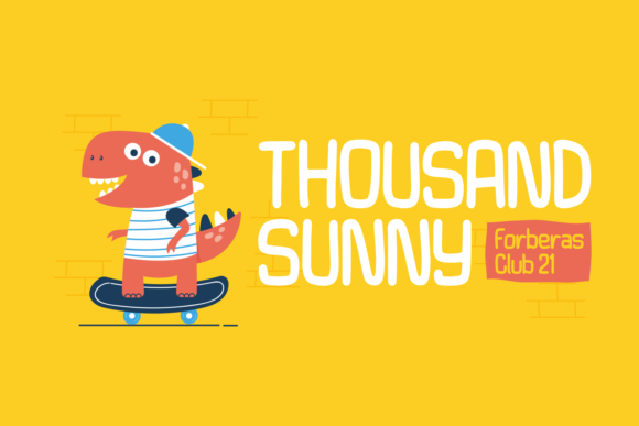 Thousand Sunny Font: Quirky & Unique